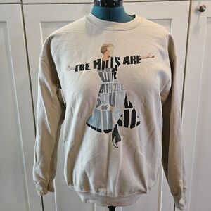 Sound of Music Graphic Beige Sweatshirt